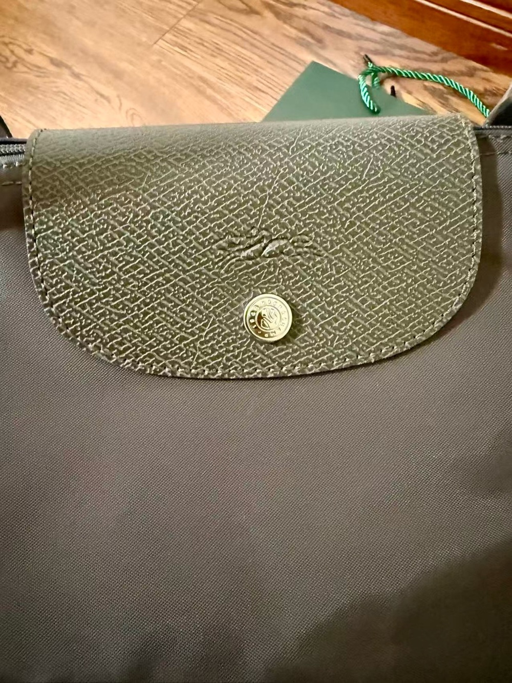 New Longchamp Le Pliage Original Large Shoulder Earth Color Bag Tote - Picture 7 of 8